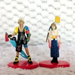FF10　コカコーラフィギュア2体　ティーダ　ユウナ