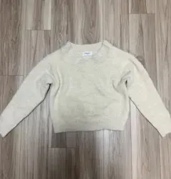 OPAQUE.CLIP アイボリー Vネック ニットセーター