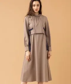 フレアワンピース ロングワンピース