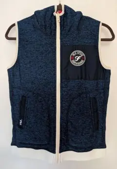 ★美品★FILAGOLF中綿ベストフード付　リバーシブル　Sサイズ