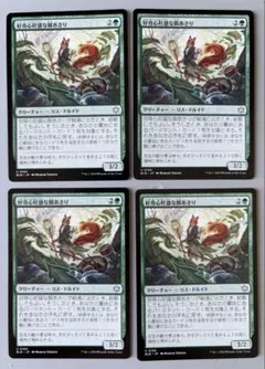 MTG 好奇心旺盛な餌あさり　Curious Forager 日本語　4枚のサムネイル