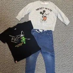 90 98 100 ZARAデニム　ジーンズ  トレーナー LEGO Tシャツ