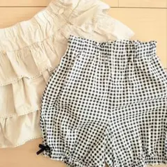 petitmain ショートパンツ2枚セット 110cm