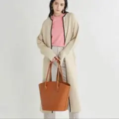 【極美品】Mila Owen クルーネック ロングニットカーディガン 1