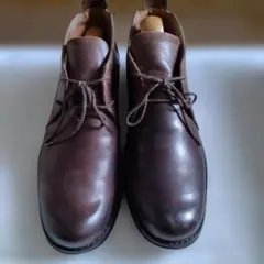 Timberland ダークブラウン レザー ブーツ