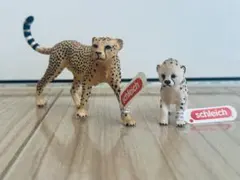 新品未使用 Schleich（シュライヒ）チーター 親子のサムネイル
