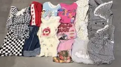 ディズニー キャラクター 子供服 まとめ売り 80 90 半袖　Tシャツ　ズボンのサムネイル