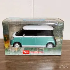 ダイハツ ムーヴキャンバス ホワイト× レイクブルー プルバックカー