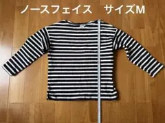 ノースフェイス ボーダーカットソー 七分丈 M