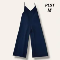 PLST プラステ　オールインワン　ネイビー　M キャミ　ワイドパンツのサムネイル