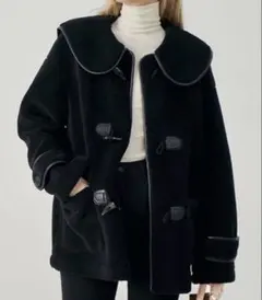 ムートンコート ダッフルコート