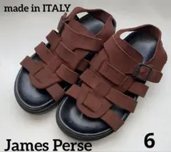 イタリア製　JAMES PERSE スエード サンダル　6 本革のサムネイル