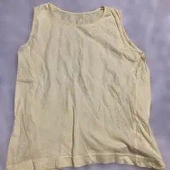 Mサイズ 薄い黄色 タンクトップ