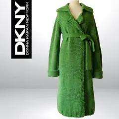 極美品✨◆DONNA KARAN ◆18万 極上アルパカウールニットコート