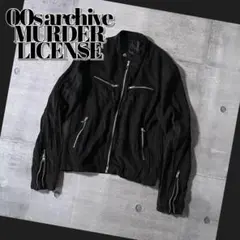 00s archive MURDER LICENSE ライダースジャケットy2k