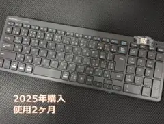 ELECOM 無線超薄型コンパクトキーボード TK-FDP099TBK