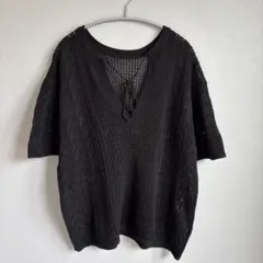 ローリーズファーム◡̈前後2way切り替えメッシュニット