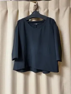 UNIQLO7分袖シフォンブラウス