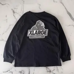 新品未使用 XLARGE KIDSロンＴ バックOGゴリラ長袖Tシャツ 120黒