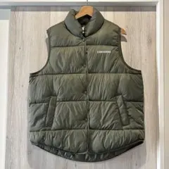 CONVERSE オリーブグリーン ダウンベストM