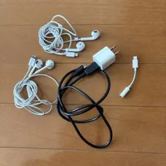 イヤフォンと充電器セット