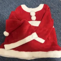 赤いサンタコスチューム 帽子付き