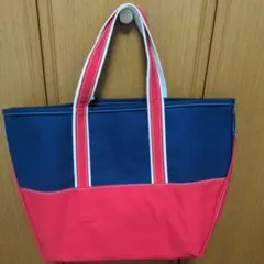 L.L.Bean✕BEAMS トートバッグ ネイビー/レッド