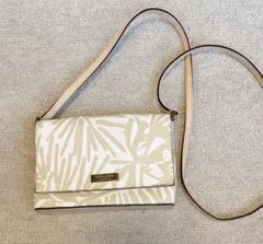 ★kate spade ★ ショルダーバッグ ベージュ/ホワイト