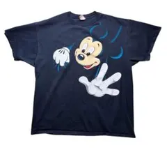 75 フェード ミッキー mickey 90年代ヴィンテージ 突き抜け Tシャツ 
