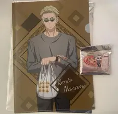 呪術廻戦　七海建人　ココスコラボ　クリアファイル　アクリルステッカー