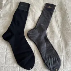 Burberryメンズ靴下2足セット