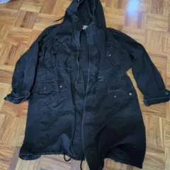 ミリタリージャケット フード付き Lサイズ