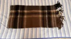 ピ*ー様 71637 GUCCI レッドチェック リバーシブルマフラー ブラック