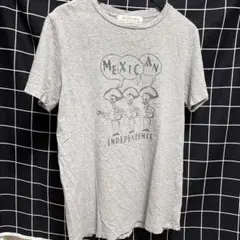 【REMI RELIEF】メキシカンスカル Tシャツ グレー ダメージ加工のサムネイル