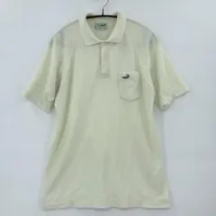 Crocodile クロコダイル 半袖ポロシャツ アイボリー