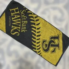 美品　非売品　福岡ソフトバンクホークス　ロゴフェイスタオル