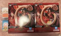 一番くじ　ワンピース　カードゲーム　A賞 E賞　4点セット　ルフィ　フィギュア