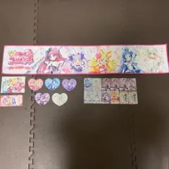 キミとアイドルプリキュア ドリームステージ マフラータオル 映画特典 カードグミ