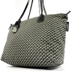 ✨美品✨ロベルタピエリ トートバッグ A4可 肩掛け 大容量 緑 黄 黒 白