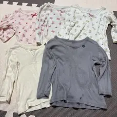 ベビー肌着　長袖　80 90まとめ売り