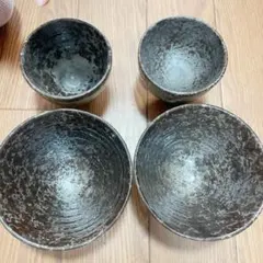 飯碗 4客セット 刷毛目 陶器