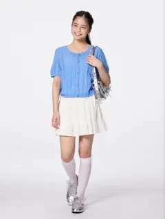 GU ティアードミニスカート