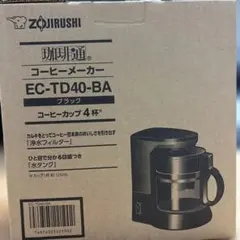 ZOJIRUSHI 珈琲通 コーヒーメーカー EC-TD40-BAのサムネイル