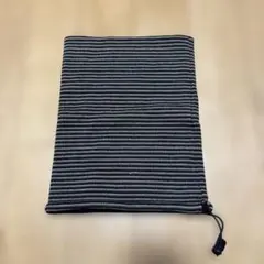 ストライプニットネックウォーマー