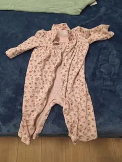 ラルフローレン ベビー ロンパース 70cm 6M 花柄 ピンク 綿100%