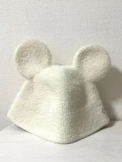 【東京ディズニーリゾート】ミッキー耳付きニットハット バケットハット