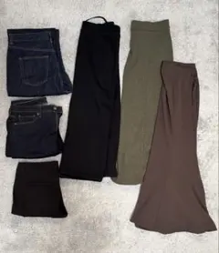 UNIQLO GUボトムス まとめ売り 秋冬物 XL程度 大きいサイズ