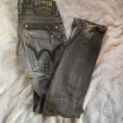 EDWIN Exclusive Vintage デニムストレートブラックグレー