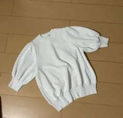 yori ヨリ コットンパフスリーブニット　ホワイトのサムネイル