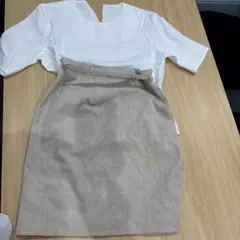 半袖ブラウス スカートセット